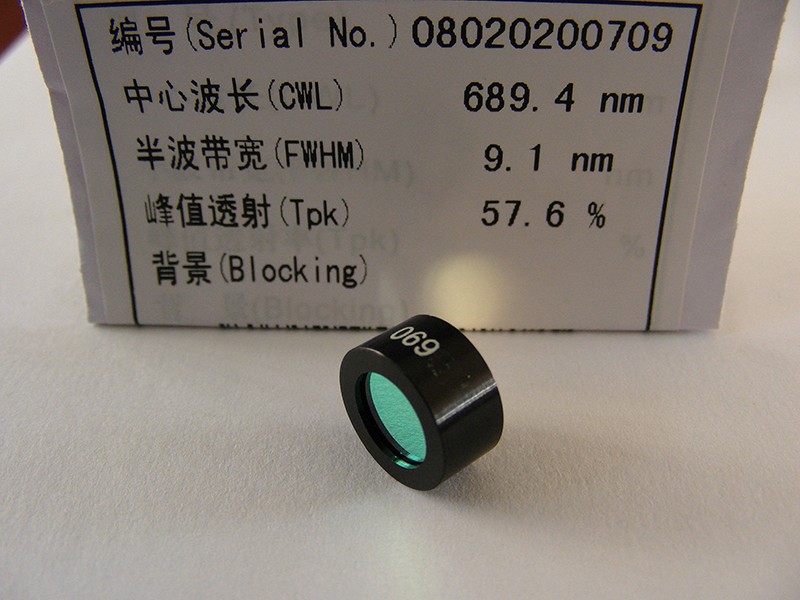 濾光片 光譜儀NBP689超窄帶濾光片
